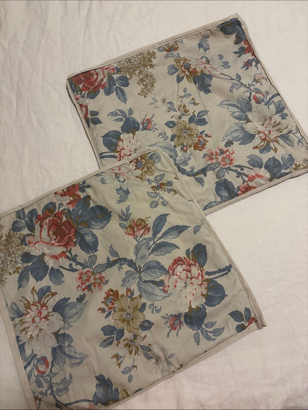 18x18 Lauren Ralph lauren lake house floral pillow covers